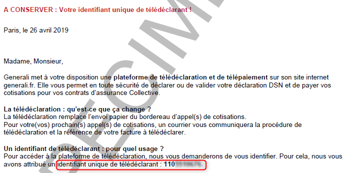 Télédéclaration et Paiement en ligne | Generali
